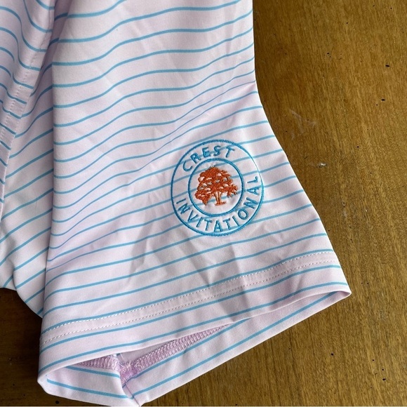 FootJoy FJ Athletic Fit Golf Polo Shirt Crest Invitational Oaktree Golf - Picture 7 of 7